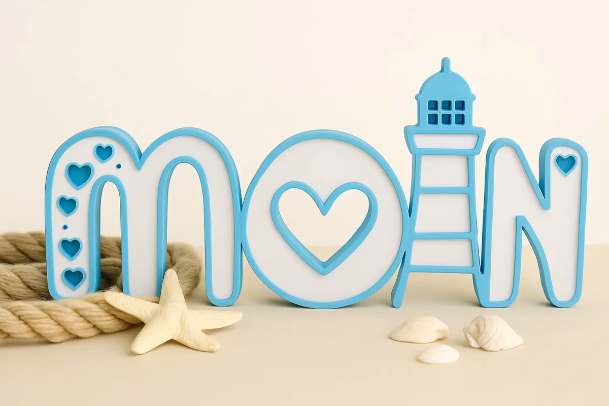 Deko-Schriftzug MOIN