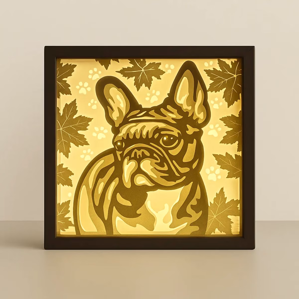 Französische Bulldogge – LED Deko