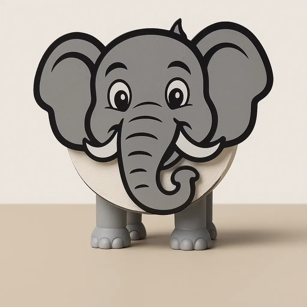 Gustav – Elefant mit Humor fürs stille Örtchen
