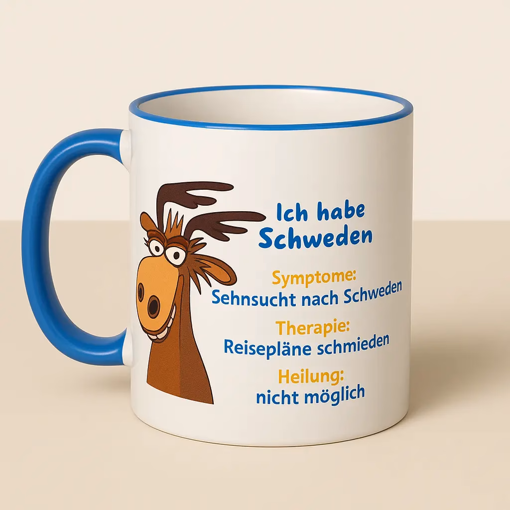 Elch Tasse – Sehnsucht nach Schweden