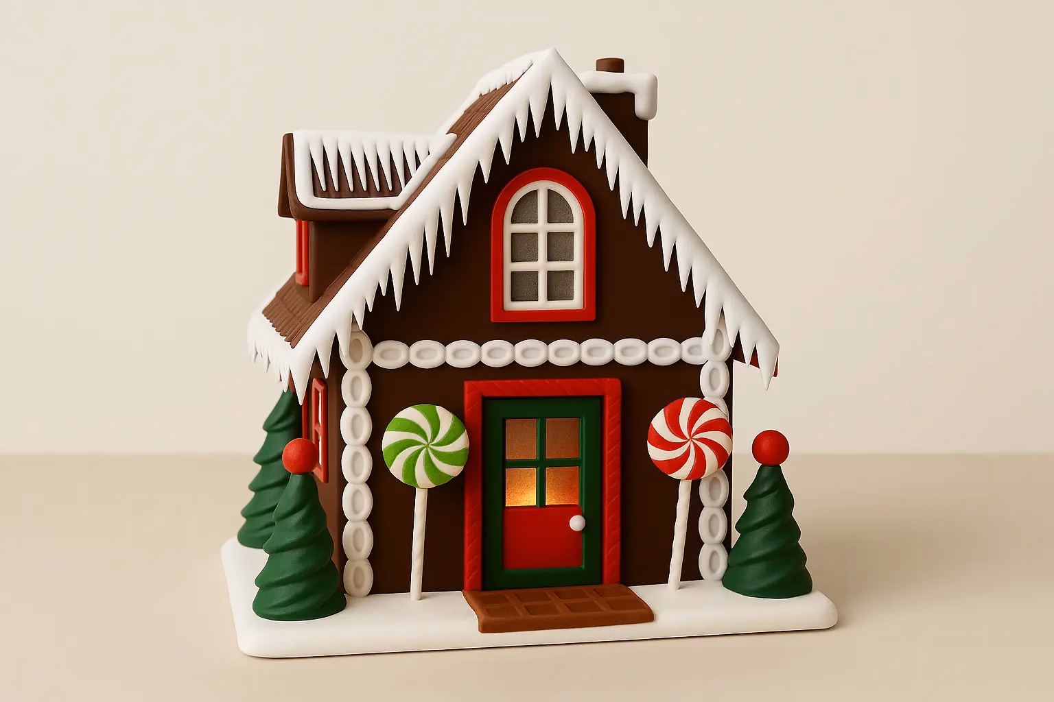 Lebkuchenhaus – dekoratives Haus für Winter & Weihnachten