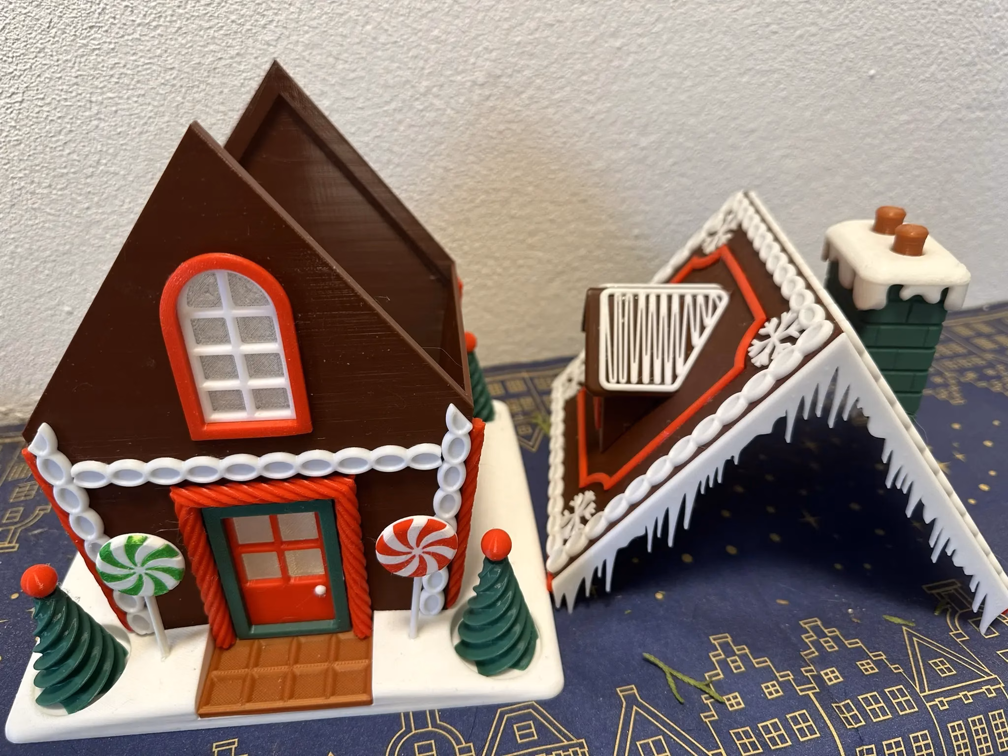 Lebkuchenhaus – dekoratives Haus für Winter & Weihnachten