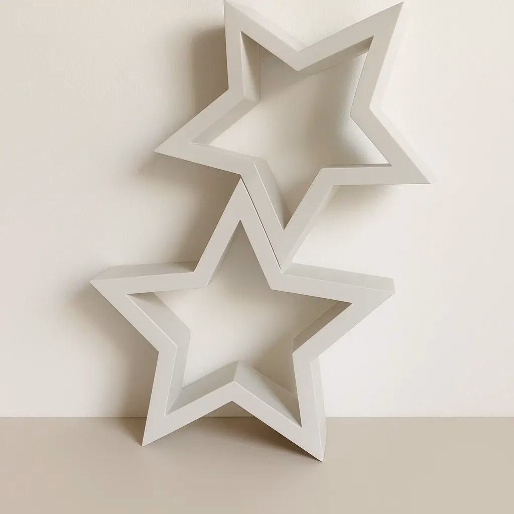 Sterne zur Weihnachtsdeko – für DIY Projekte, einzeln oder als 3er-Set