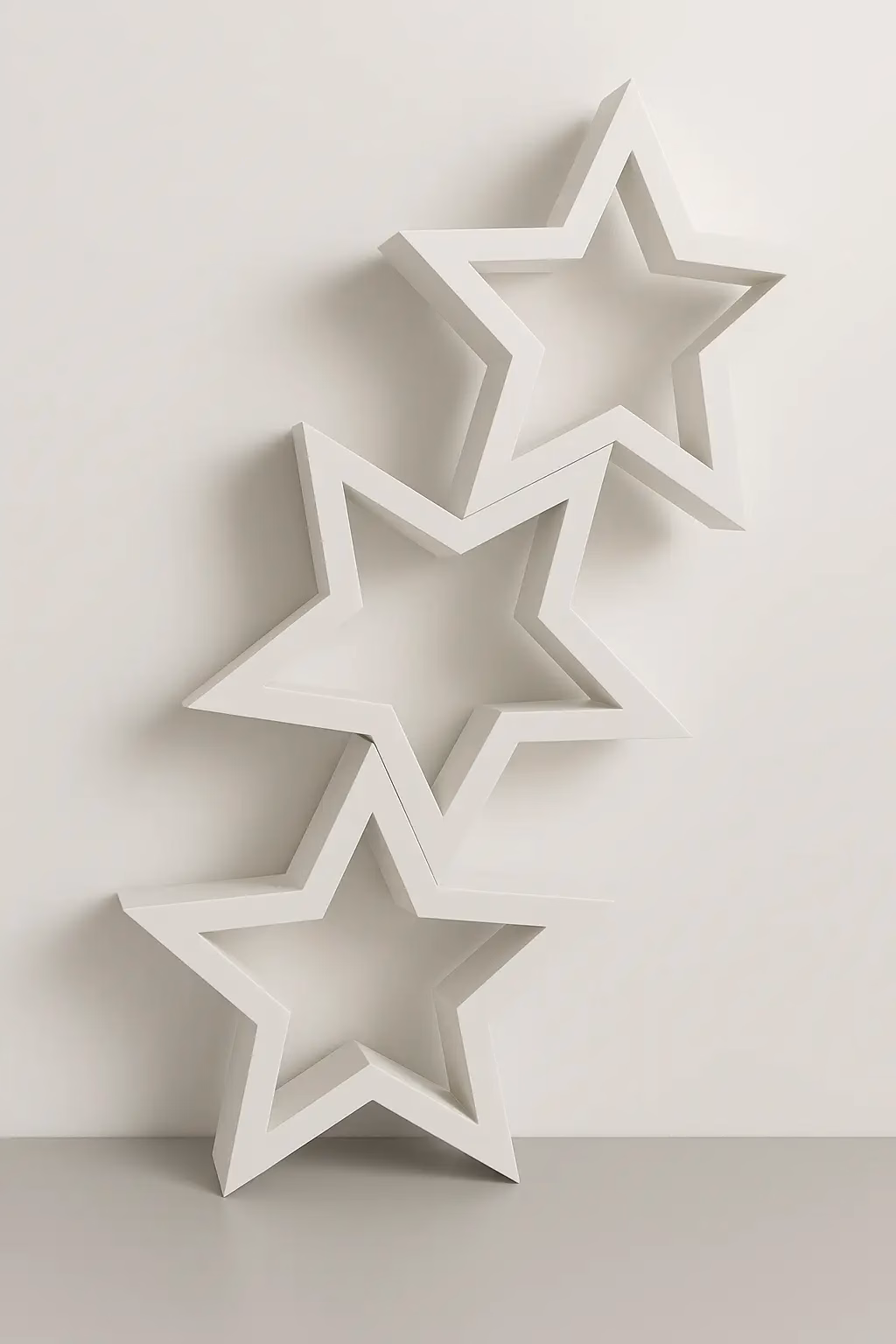 Sterne zur Weihnachtsdeko – für DIY Projekte, einzeln oder als 3er-Set