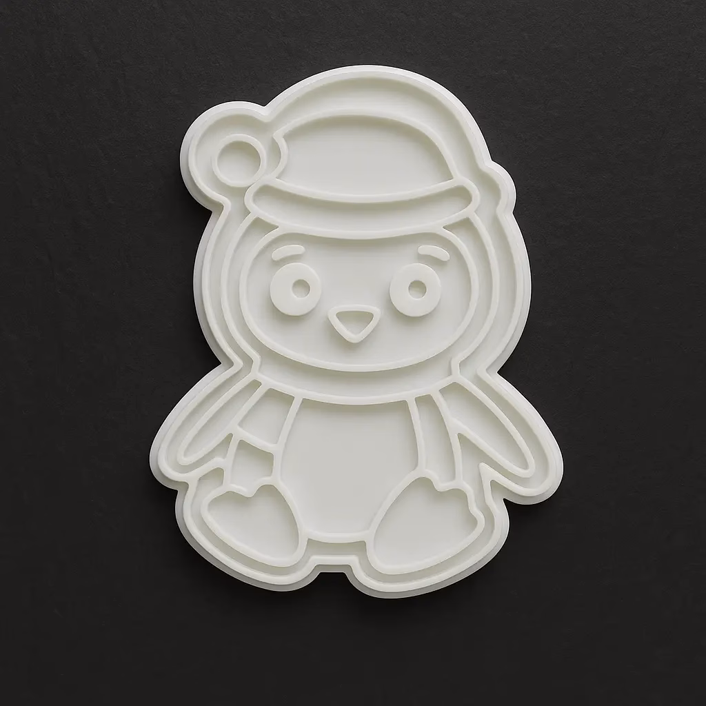 Ausstechform Pinguin inkl. Stempel