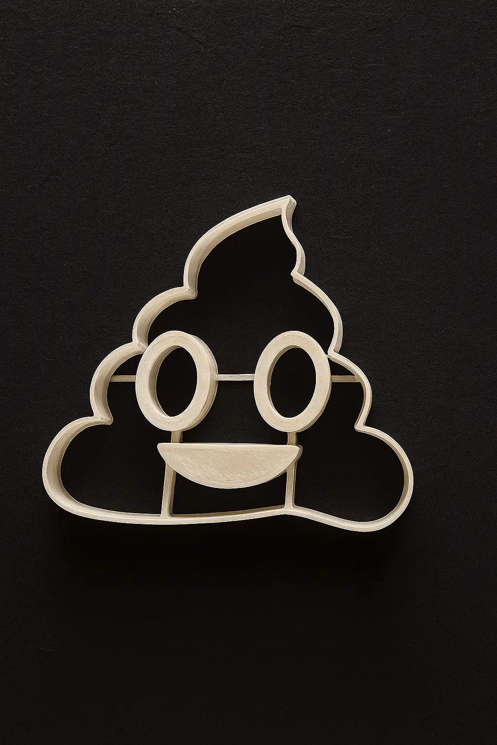 Ausstechform Poop Emoji