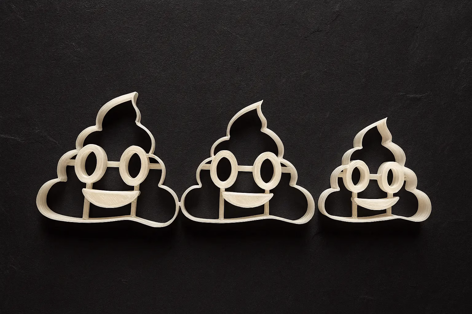 Ausstechform Poop Emoji
