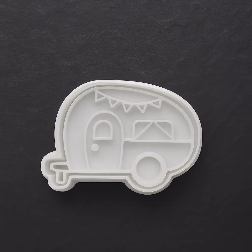Ausstechform Wohnwagen inkl. Stempel