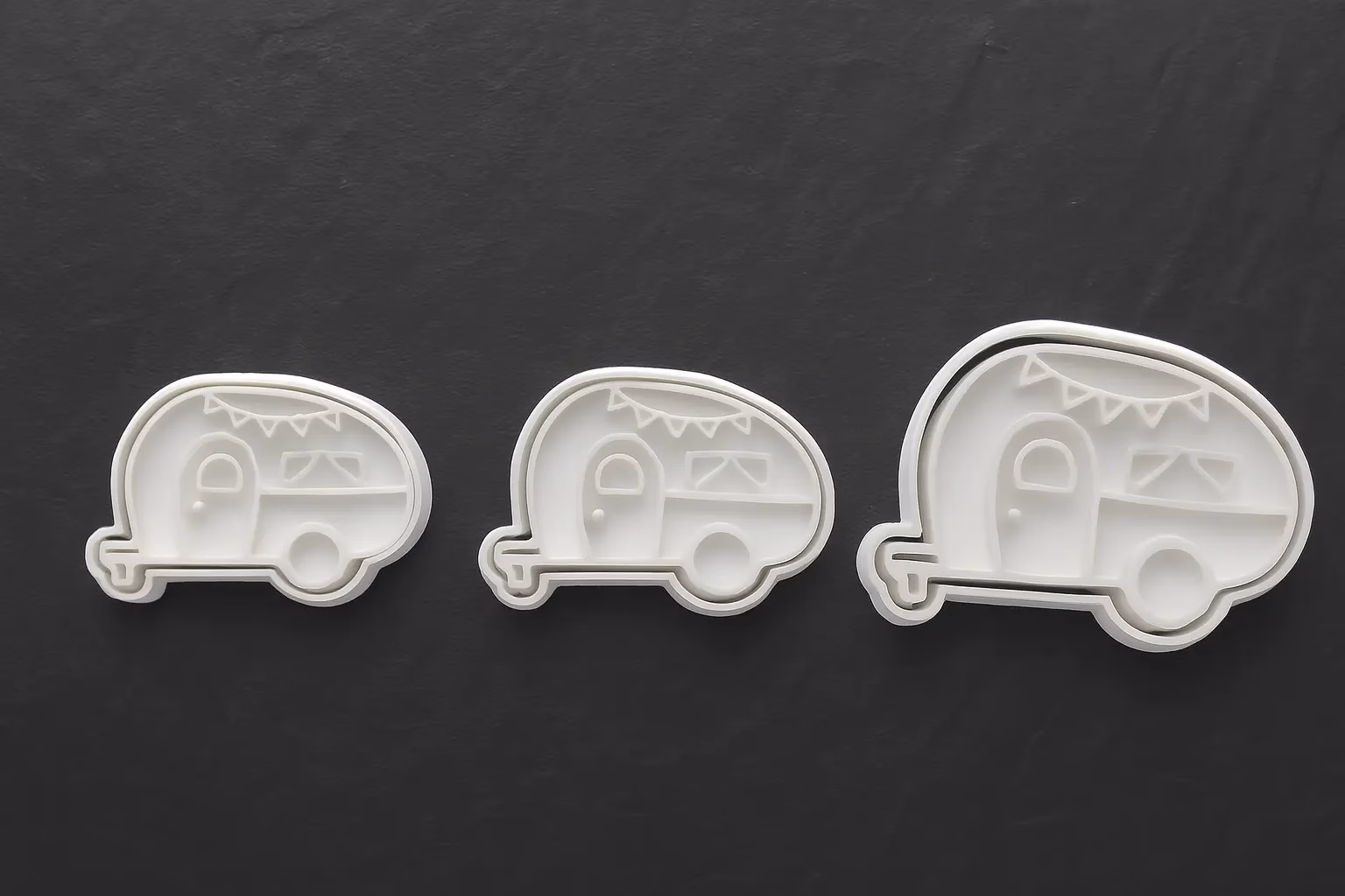 Ausstechform Wohnwagen inkl. Stempel