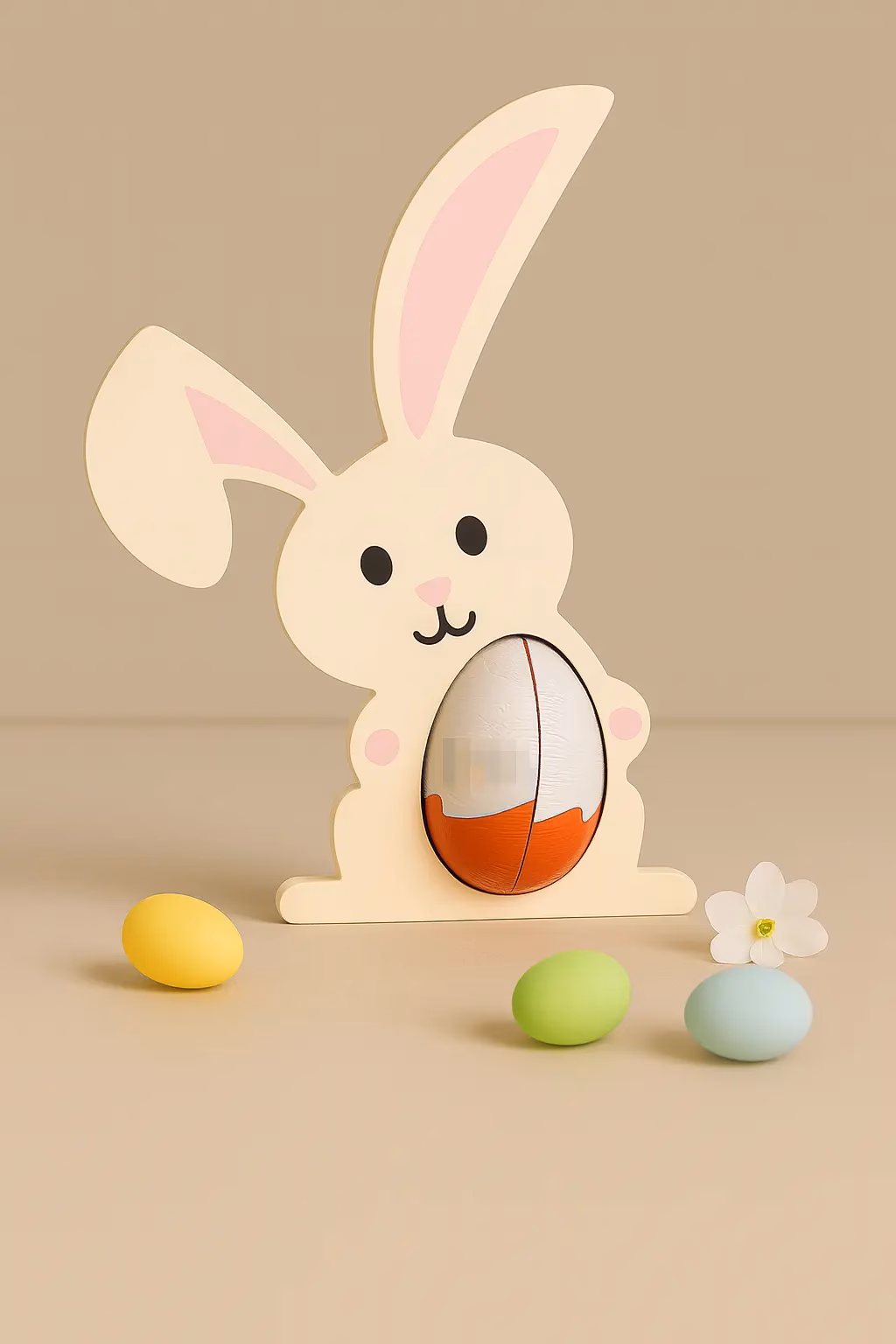 Osterhase Deko – Mitbringsel mit Platz für Schokoladenei