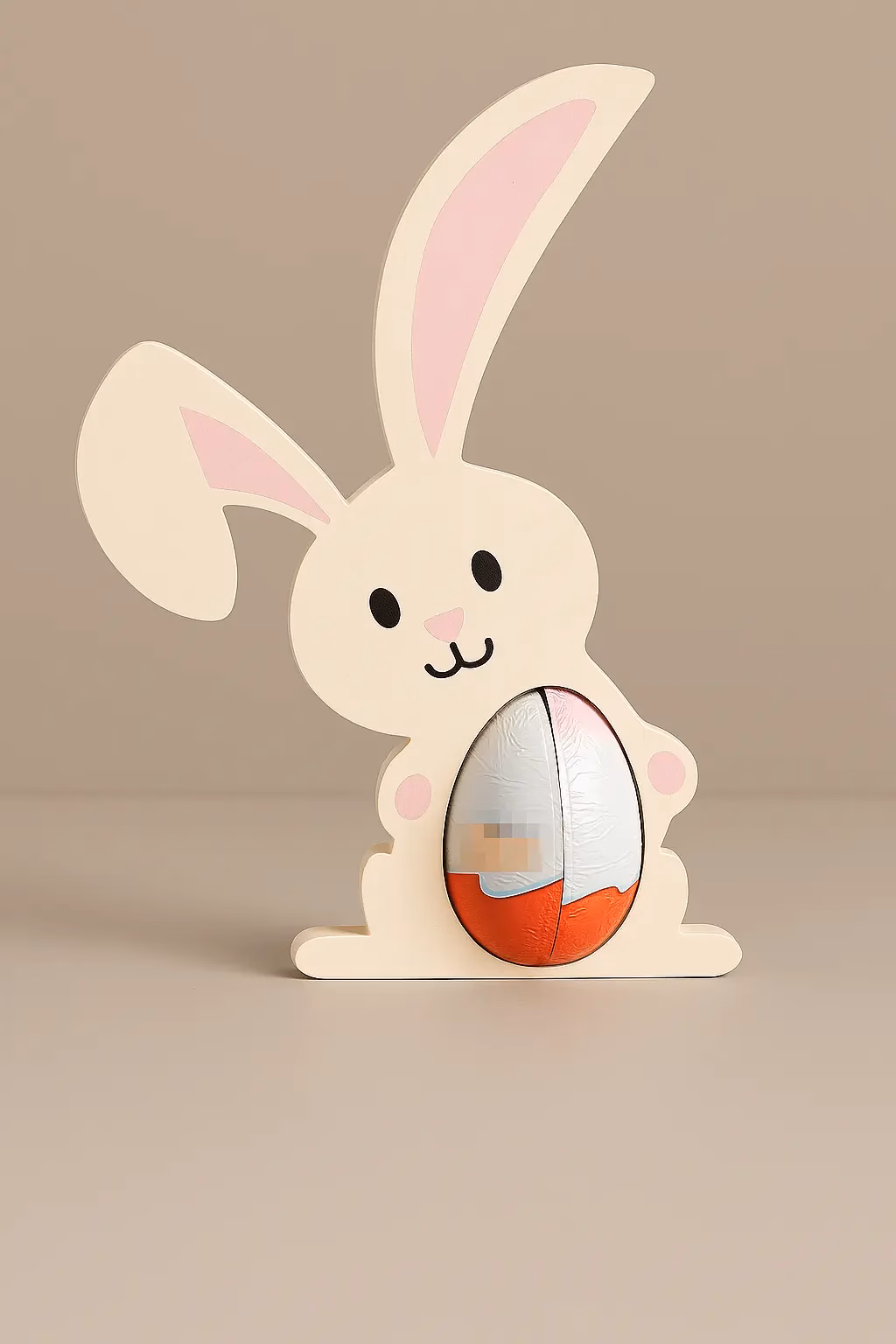 Osterhase Deko – Mitbringsel mit Platz für Schokoladenei