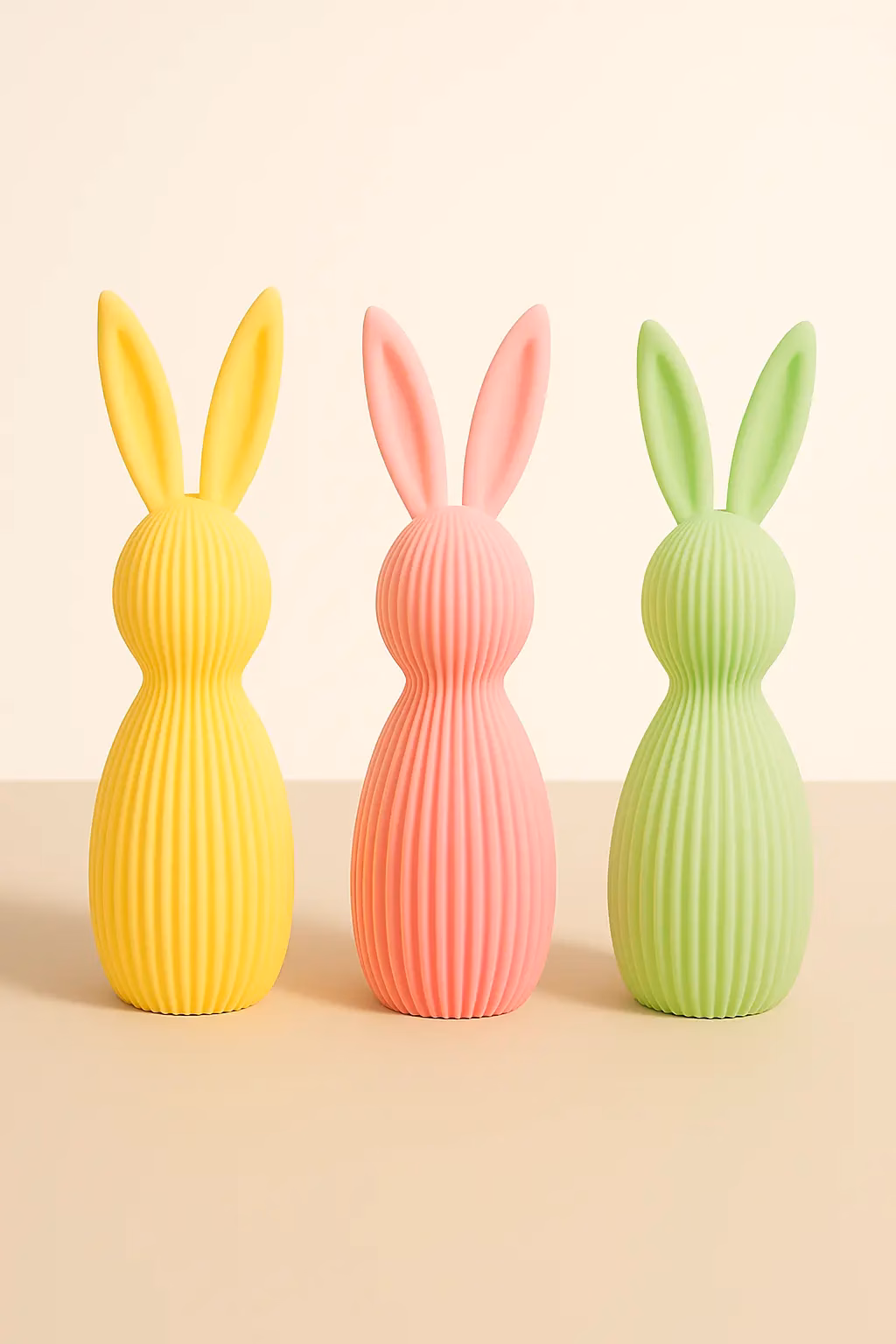 Hasen Figuren modern – schlichte Osterdekoration