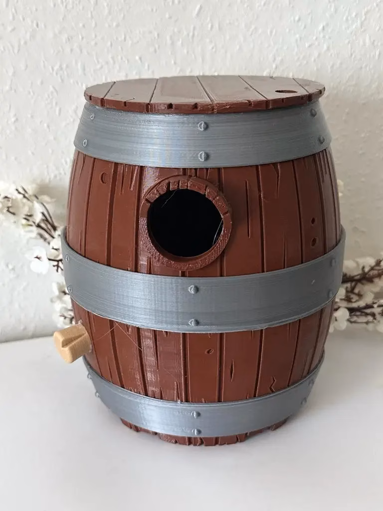 Vogelhaus/Nistkasten Fass