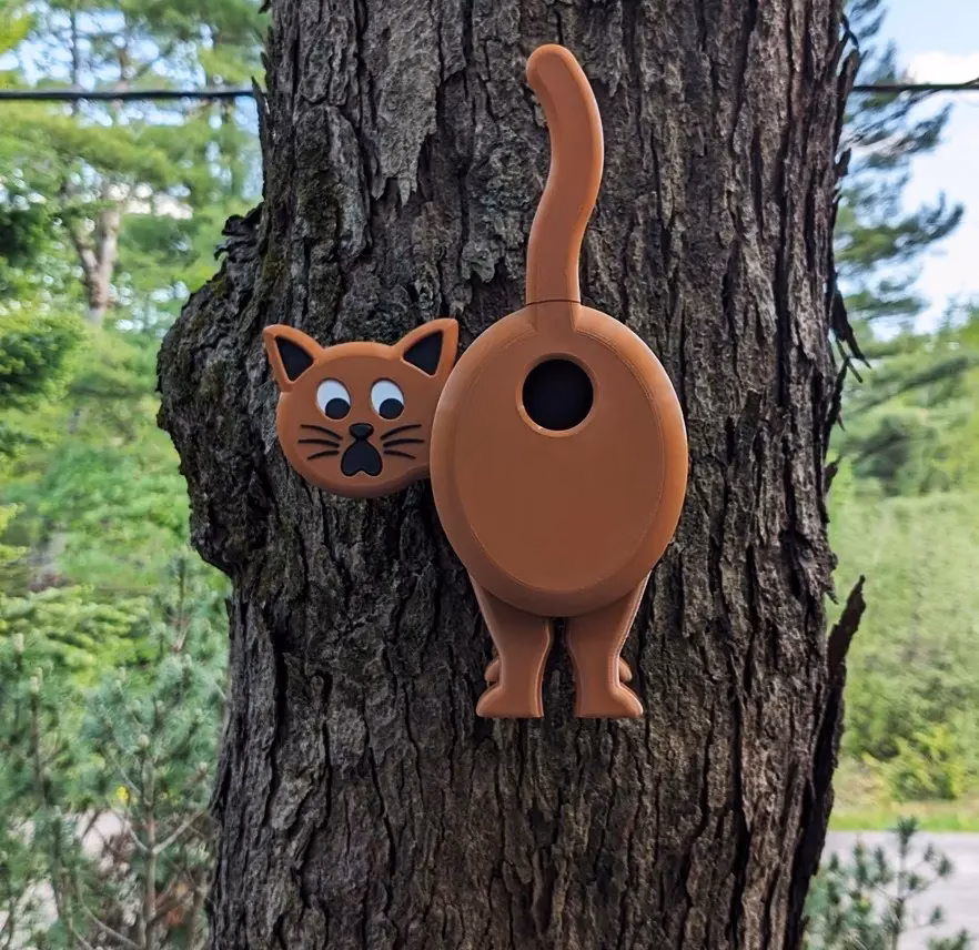 Vogelhaus/Nistkasten Die Katze